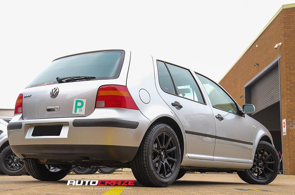VOLKSWAGEN GOLF CARBINE SATIN BLACK